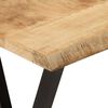 vidaXL Console Table with Live Edge 105x33x76 cm Solid Wood Mango