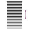 vidaXL Zebra blind 70.9x120 cm Fabric Width 66.7 cm black