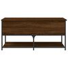 vidaXL Storage Bench Brown Oak 100x42.5x47 cm Engineered Wood