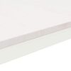 vidaXL Coffee Table White 40 x 40 x 36 cm Solid Pine Wood