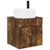 vidaXL Wall-mounted Sink Vanity Smoked Oak 49 x 44.5 x 65.5 cm