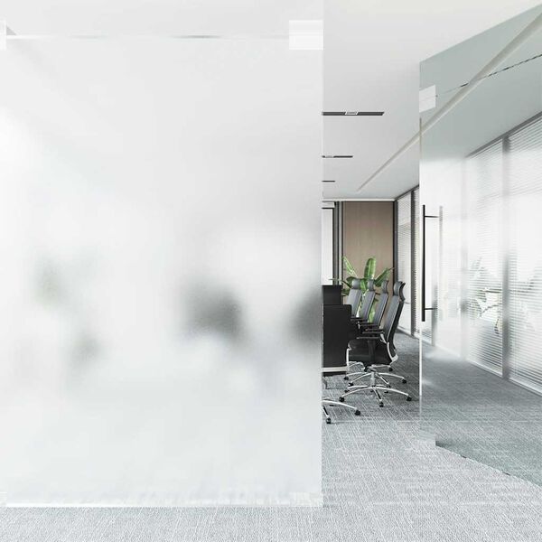 vidaXL Window Films Frosted White PVC