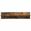 vidaXL Wall-Mounted Coat Rack Smoked Oak 80 x 10.5 x 18 cm