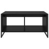 vidaXL Coffee Table Black Oak 80 x 50 x 40 cm Engineered Wood