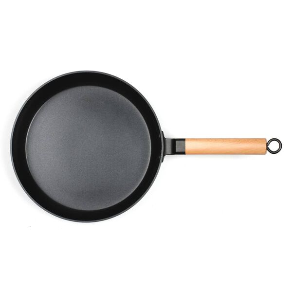 Livoo 2-Piece Frypan Set with Wooden Handles Green