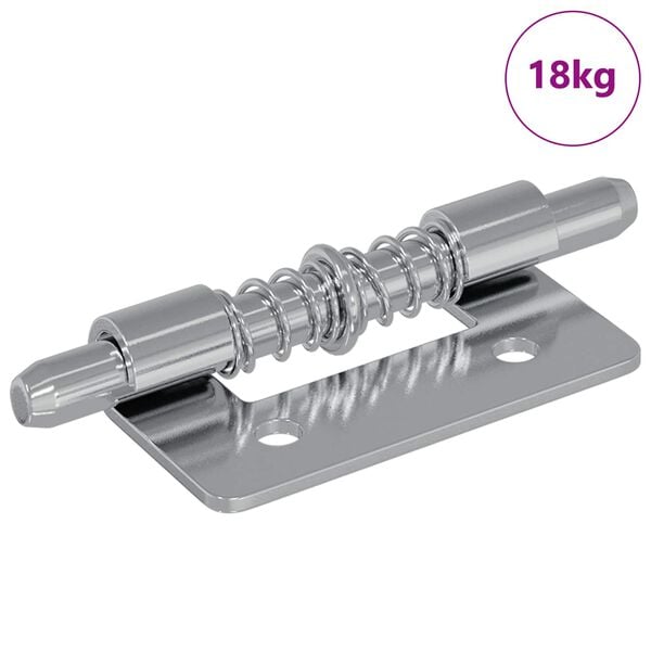 vidaXL Latch 1800 pcs Silver 46 x 17 x 1.2 mm Steel