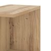 vidaXL Wall Corner Shelf Artisian Oak 36.5x36.5x140 cm Engineered Wood