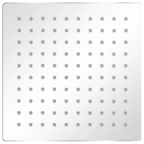 vidaXL Rain Shower Head 2 pcs Stainless Steel 20x20 cm