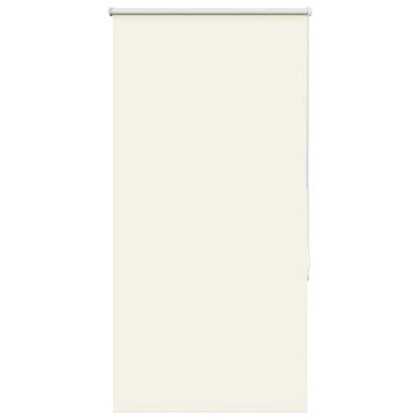 vidaXL Roller Blind Blackout Off White 75x150 cm Fabric Width 70.7 cm Polyester