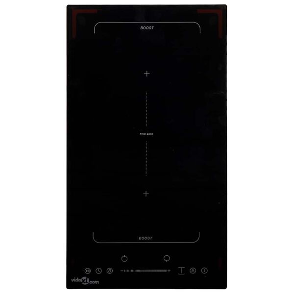 vidaXL Flexizone Induction Hob with 2 Burners Touch Control 3500W