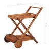 vidaXL Tea Trolley Solid Acacia Wood