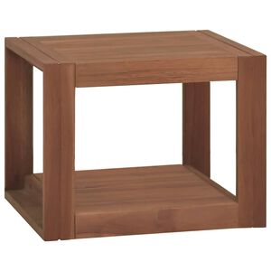 vidaXL Bathroom Cabinet | Natural Wood | Solid Teak Wood | Medium | Modern