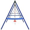 vidaXL Outdoor Swing Set with Swing, Ladder, Nest Swing