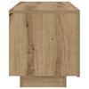 vidaXL Bedside Cabinet Artisan Oak 100x35x40 cm Engineered Wood