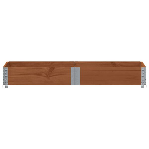 vidaXL Pallet Collar Brown 150x50 cm Solid Wood Pine