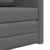 vidaXL Folding Sofa Bed 61cm Dark Grey Fabric