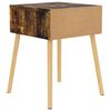 vidaXL Bedside Cabinets 2 pcs Smoked Oak 40x40x56 cm Engineered Wood