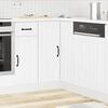 vidaXL Kitchen Corner Base Cabinet Lucca White Engineered Wood