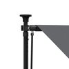 vidaXL Retractable Awning Anthracite 100x150 cm Fabric and Steel