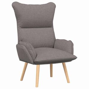 vidaXL Armchair Taupe 69 x 74 x 93 cm Fabric