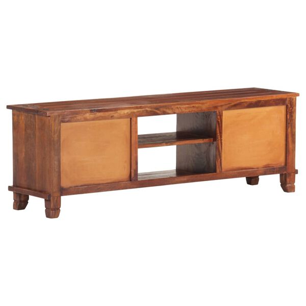 vidaXL TV Cabinet Honey Brown 120x30x41 cm Solid Acacia Wood
