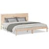vidaXL Extra Long Bed Frame without Mattress 200x220 cm Solid Wood