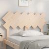 vidaXL Bed Headboard 132x3x81 cm Solid Wood Pine
