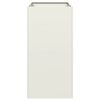 vidaXL Planter White 40x80x80 cm Steel