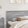 vidaXL Headboard Grey Sonoma 200 cm Engineered wood
