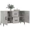 vidaXL Sideboard Concrete Grey 100x36x60 cm Engineered Wood