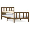 vidaXL Bed Frame without Mattress Honey Brown Solid Wood 100x200 cm