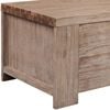 vidaXL TV Cabinet Solid Brushed Acacia Wood 140x38x40 cm