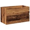 vidaXL Bathroom Furniture Set Old Wood Engineered Wood