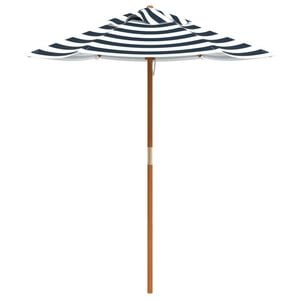 vidaXL Garden Umbrella for Kids with Wooden Pole &Oslash;120x140 cm