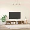 vidaXL TV Cabinet Set Wall-mounted 2 pcs Artisan Oak 37 x 35 x 107cm