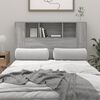 vidaXL Headboard Cabinet Grey Sonoma 120x18.5x102.5 cm