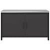 vidaXL Kitchen Storage with Shelf Black 90 x 50 x 53 cm Steel