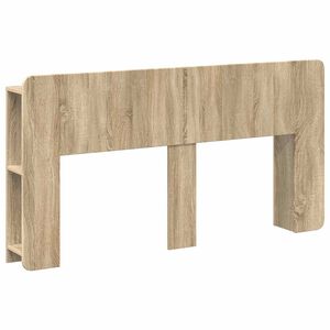 vidaXL Headboard Cabinet with Storage Sonoma Oak Engineered Wood