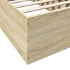vidaXL Bed Frame without Mattress Sonoma Oak 90x190 cm Single