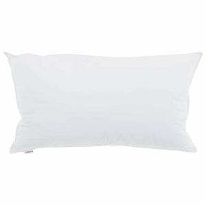 vidaXL Pillow with Pillow White 40 x 80 cm Cotton