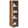 vidaXL Highboard Old Wood 35 x 37 x 142 cm Engineered Wood