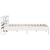 vidaXL Bed Frame without Mattress White 140x200 cm Solid Wood Pine