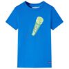 vidaXL Kids' T-shirt Bright Blue 116