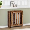 vidaXL Radiator Cover Old Wood 78x20x82 cm Engineered Wood