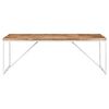 vidaXL Dining Table 200x90x76 cm Solid Acacia and Mango Wood