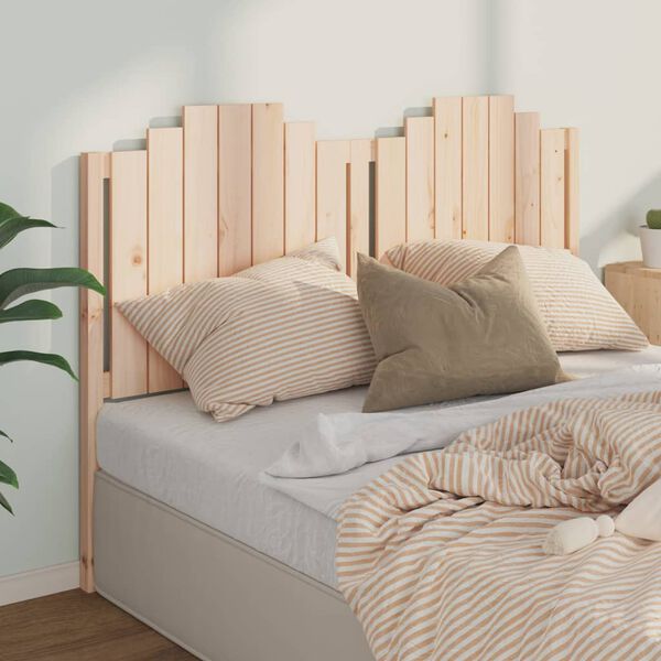 vidaXL Bed Headboard 166x4x110 cm Solid Wood Pine