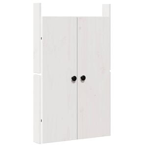 vidaXL Kitchen Door MEPPEL White 50 x 9 x 82 cm Solid Pine wood