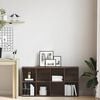 vidaXL Book Cabinet/Sideboard Brown Oak 66x30x130 cm Engineered Wood
