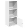 vidaXL Bookcase White 31x24x77 cm Engineered Wood