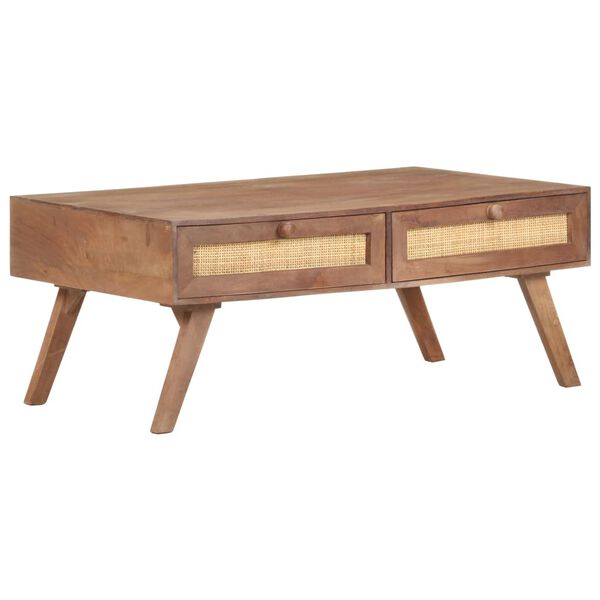 vidaXL Coffee Table 100x60x40 cm Solid Mango Wood